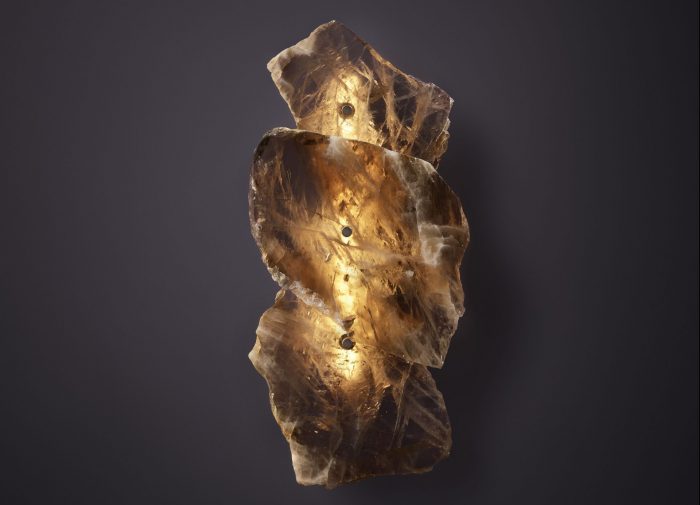 quartz wall sconce